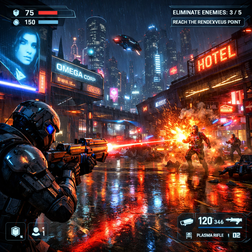 NeoStrike 2077 - cyberpunk shooter